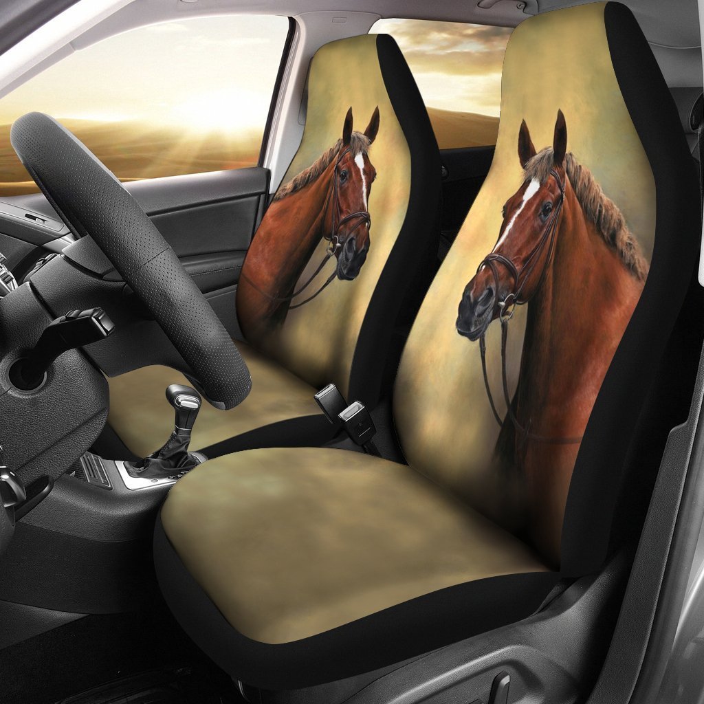 Vintage Horse Universal Fit Car Seat Covers