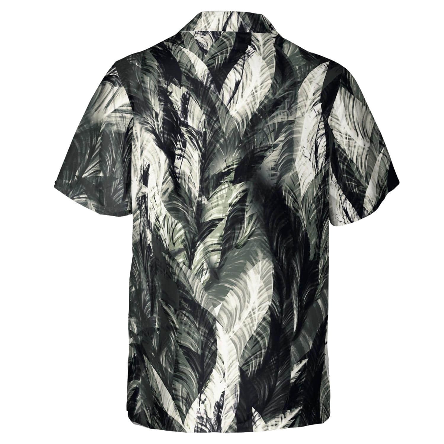 Hawaiian Camp Collar Short Sleeve Button-Down Shirt Tropical