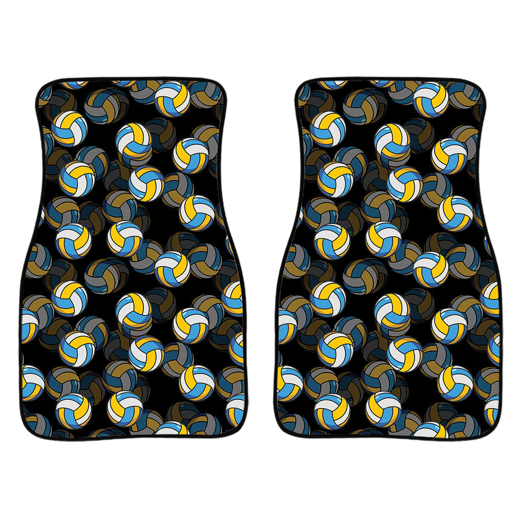 Volleyball Pattern Print Front And Back Car Floor Mats/ Front Car Mat