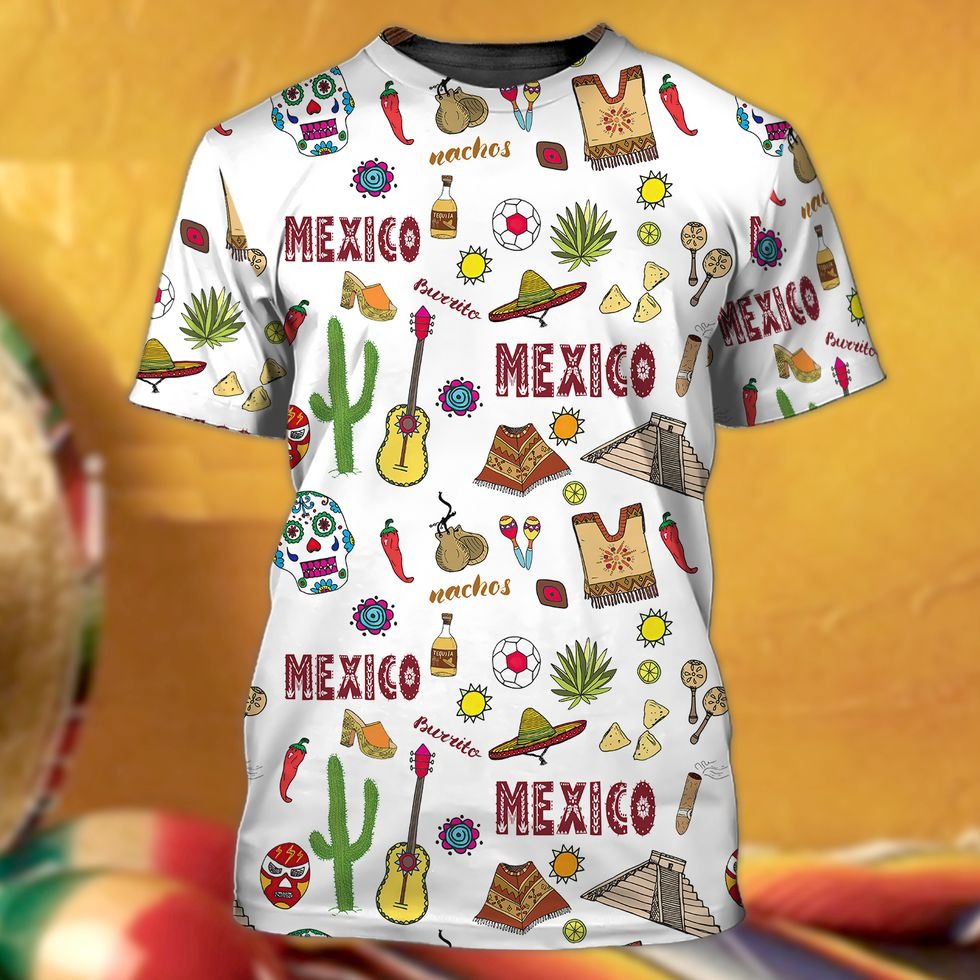 Funny Mexico T Shirts/ Cool Mexican Shirts For Women/ Beauti Mexican Shirt