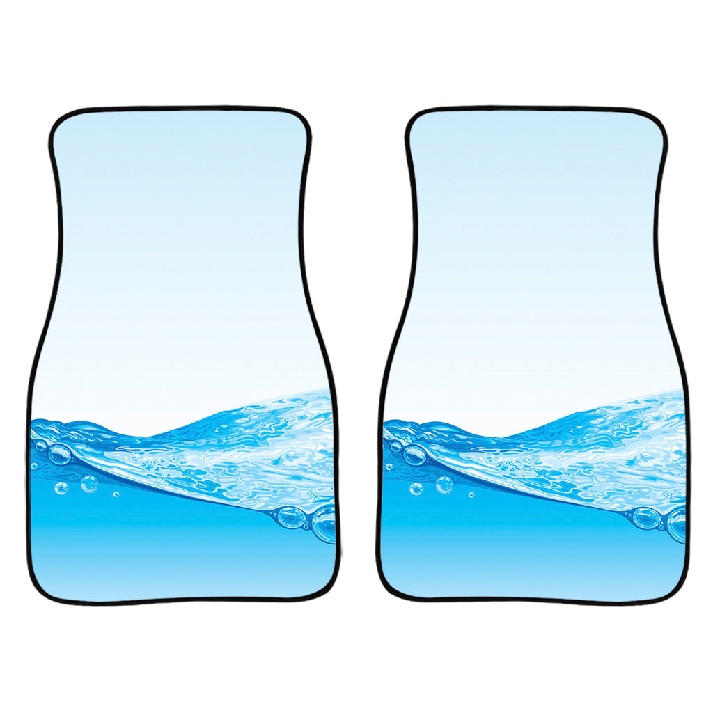 Water Wave Print Front And Back Car Floor Mats/ Front Car Mat