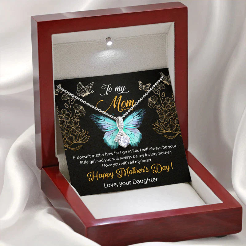 To My Mom necklace/ Alluring Beauty Luxury Necklace/ Gift for Mom/ Mother