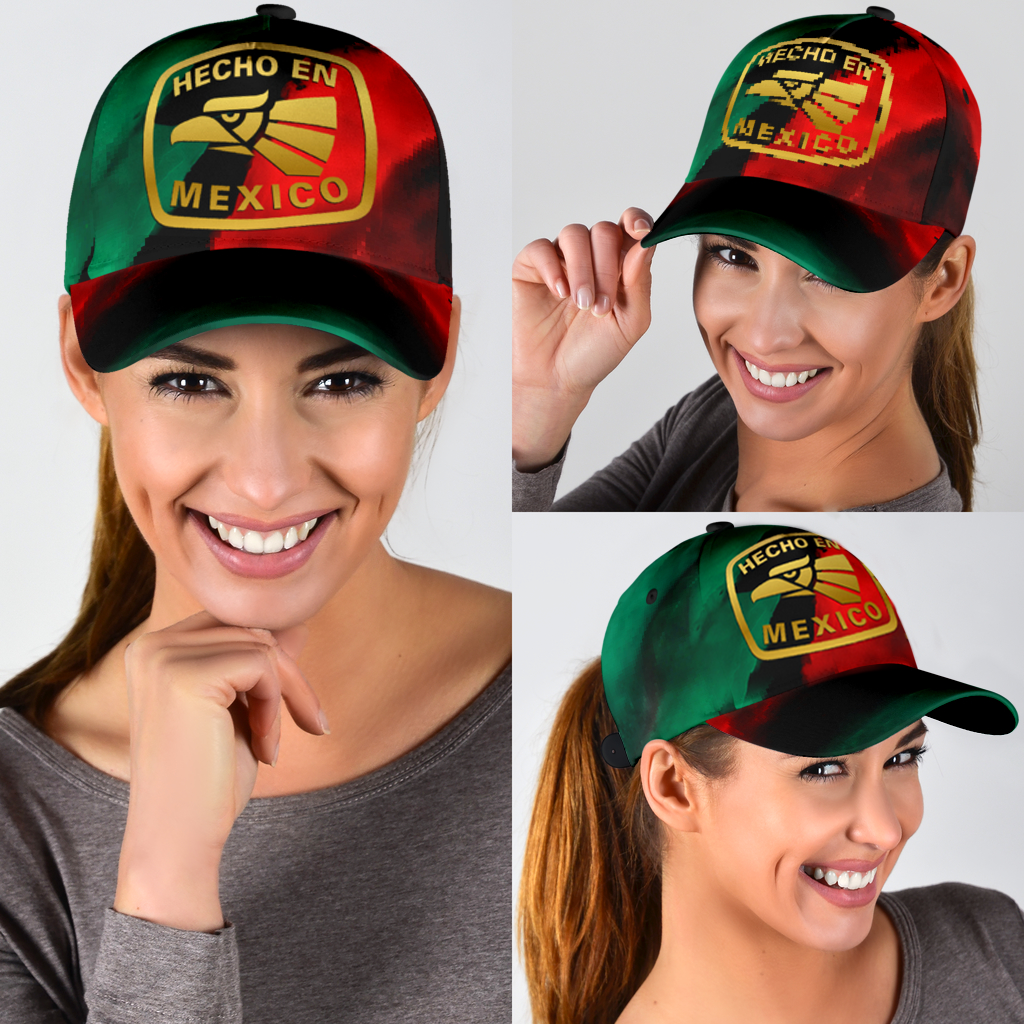 3D Full Printed Mexico Classic Cap Baseball Hat/ Hecho En Mexico Cap Hat