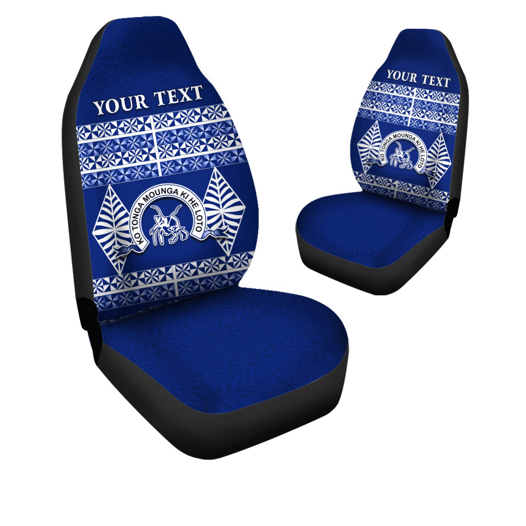 Custom Queen Salote College Car Seat Covers Tonga Pattern