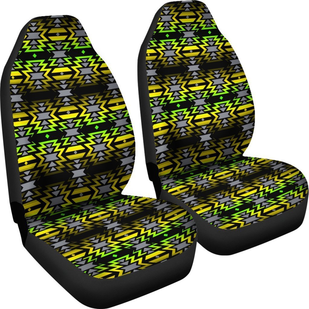 Yellow Aztec Native American Universal Fit Car Seat Covers