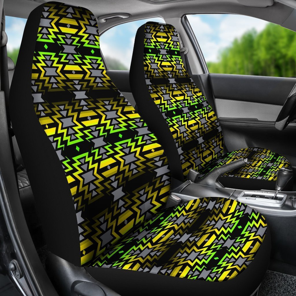 Yellow Aztec Native American Universal Fit Car Seat Covers