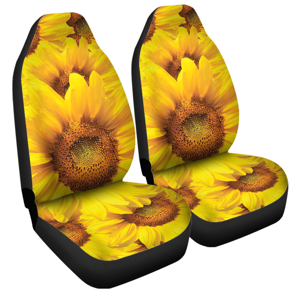Yellow Sunflower Print Universal Fit Car Seat Covers