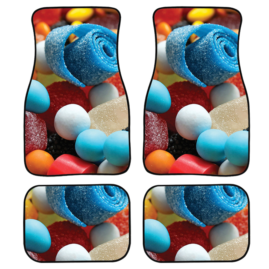 Yummy Gummy Print Front And Back Car Floor Mats/ Front Car Mat