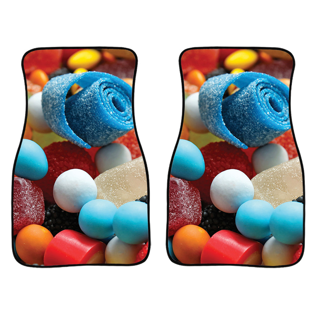 Yummy Gummy Print Front And Back Car Floor Mats/ Front Car Mat
