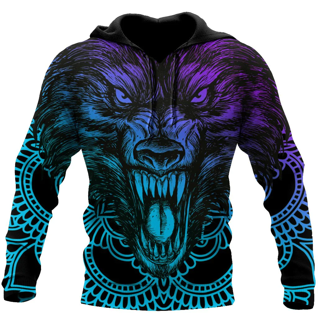 Powerful And Beautiful Wolf Hoodie For Men And Women/ 3D All Over Print Wolf Hoodies