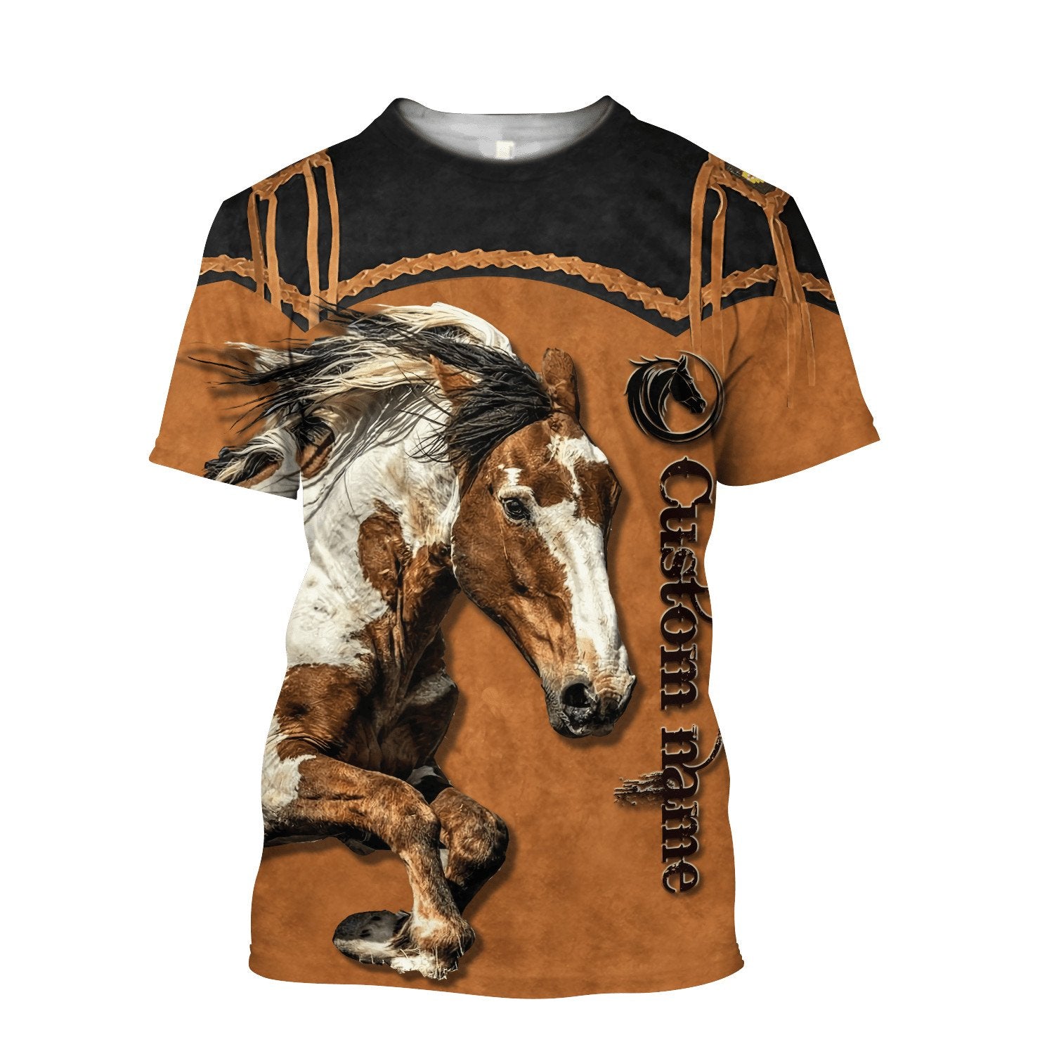 Personalized American Paint Horse Native American Cowboy Unisex Shirts