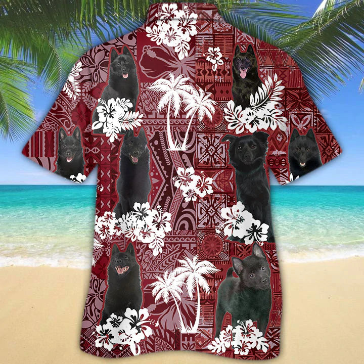 Schipperke Hawaiian Shirt/ Gift for Dog Lover Shirts/ Men
