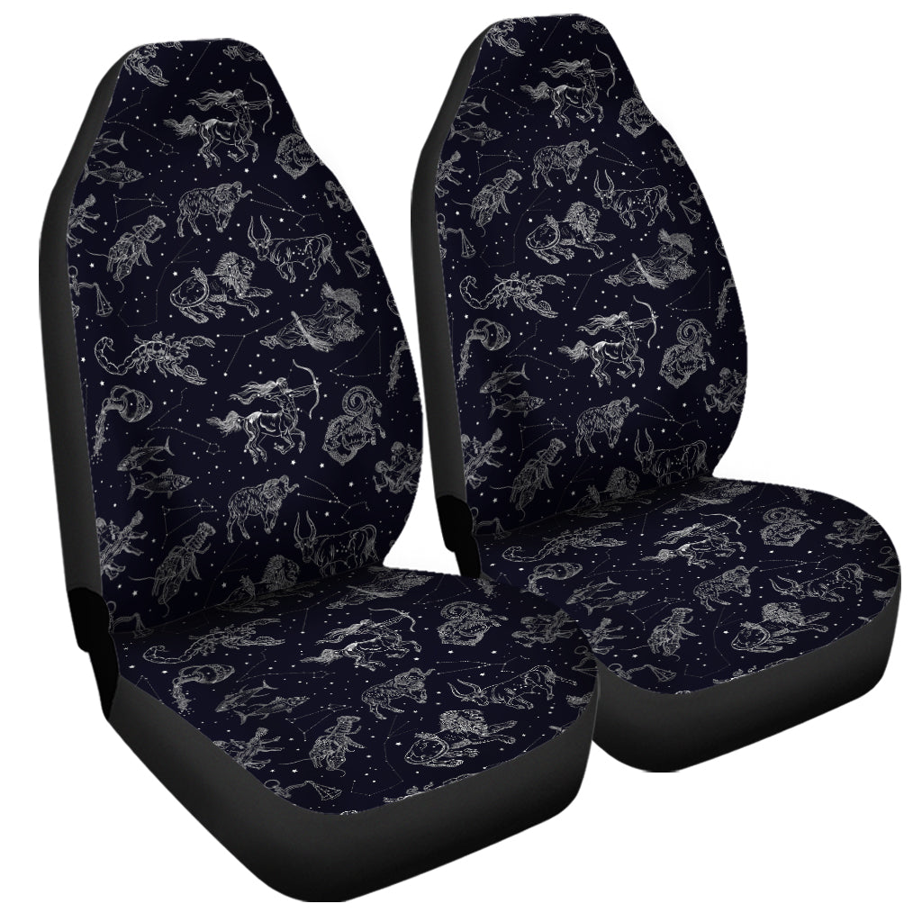 Zodiac Constellation Pattern Print Universal Fit Car Seat Covers