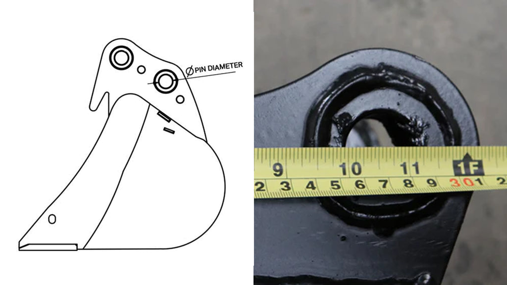 How To Measure Digger Bucket Pin Dimensions Kuiniu Machinery