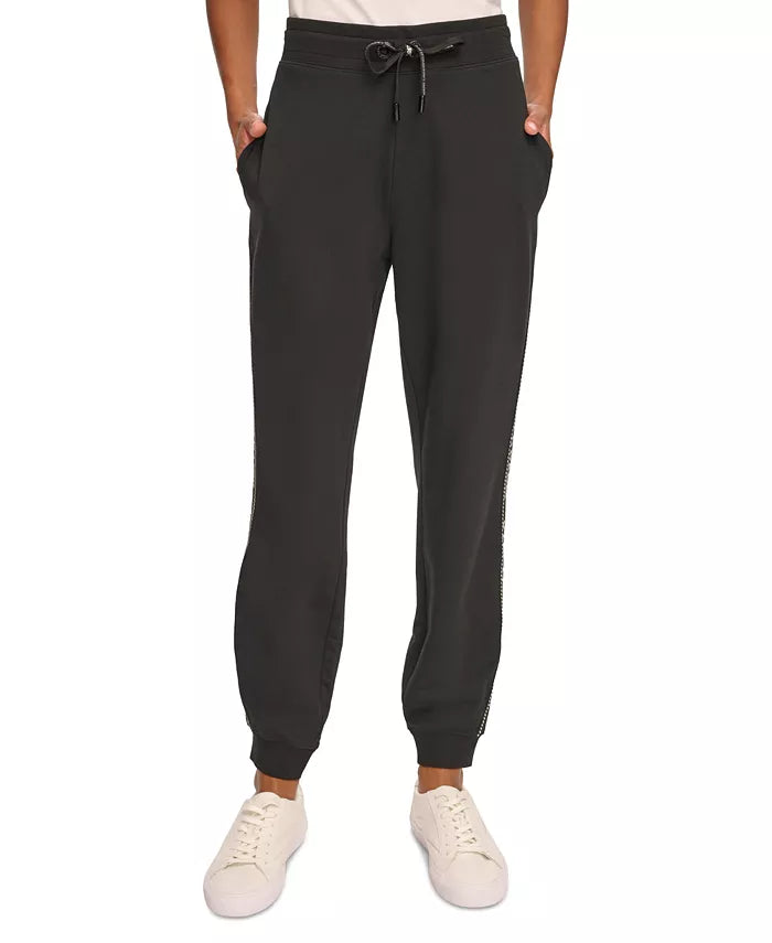 KARL LAGERFELD PARIS Logo-Stripe Jogger Sweatpants