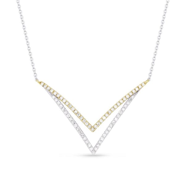 Double V-Shaped Necklace