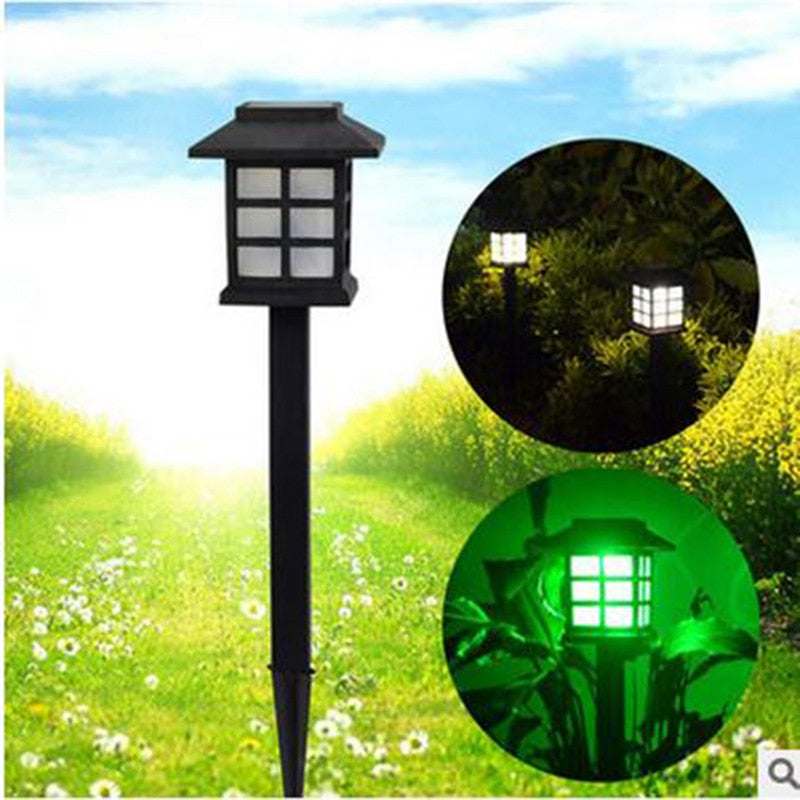 2pcs/Lot Solar Lantern Lawn Lamps Outdoor Garden Solar Spotlight Pathway Landscape Retro Solar Underground light