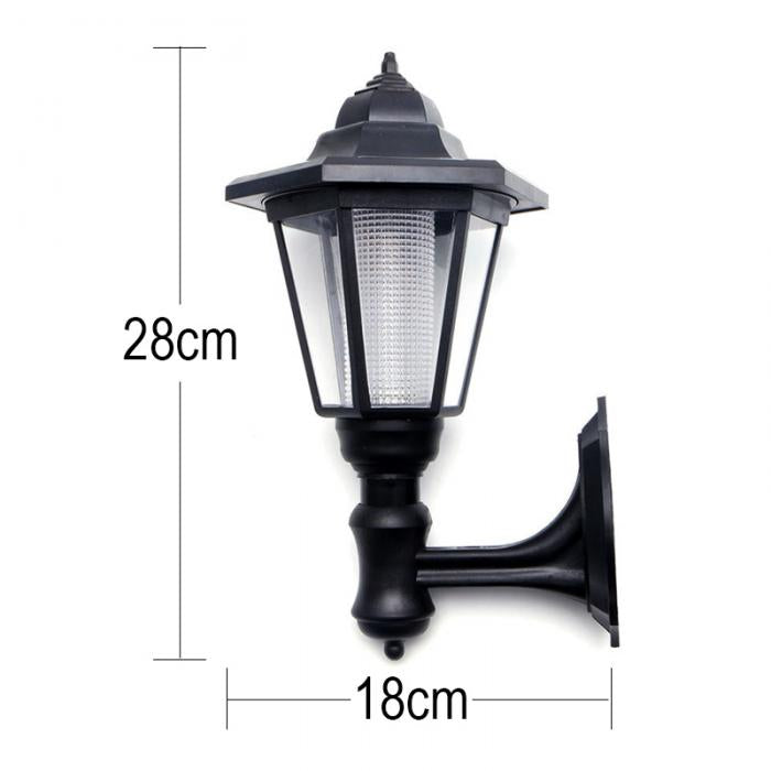 LED Solar Power Light Outdoor Waterproof Energy Saving Landscape Wall Lamp For Home Garden Lawn Path Way LO88