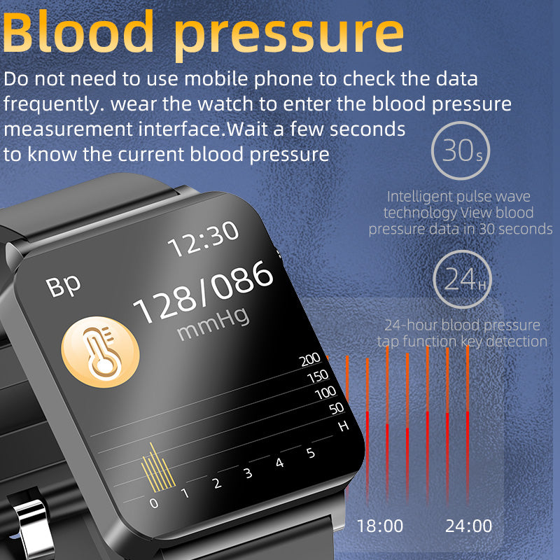 KHS3 Heart Rate Temperature Blood Oxygen Blood Glucose Monitor Testing ECG PPG