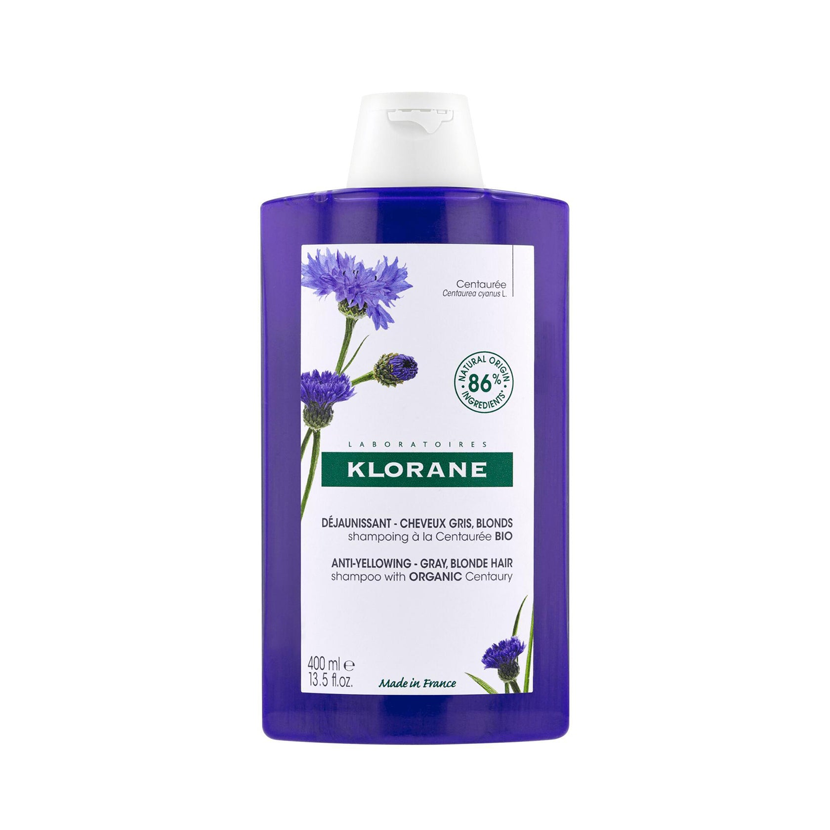 Klorane?Anti-Yellowing Shampoo with Centaury 400ml (13.53fl oz)