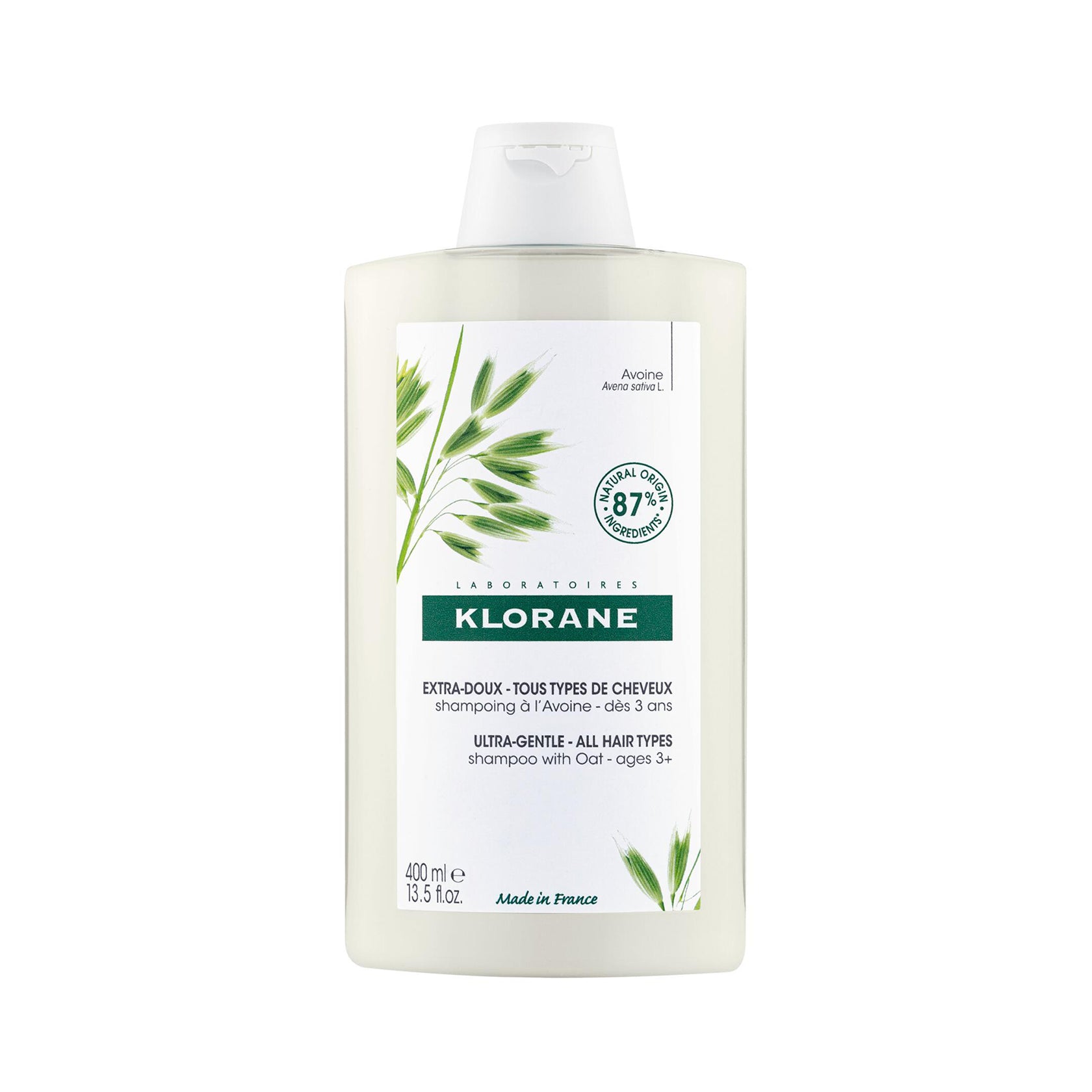 Klorane?Ultra-Gentle Shampoo with Oat Milk 400ml (13.53fl oz)
