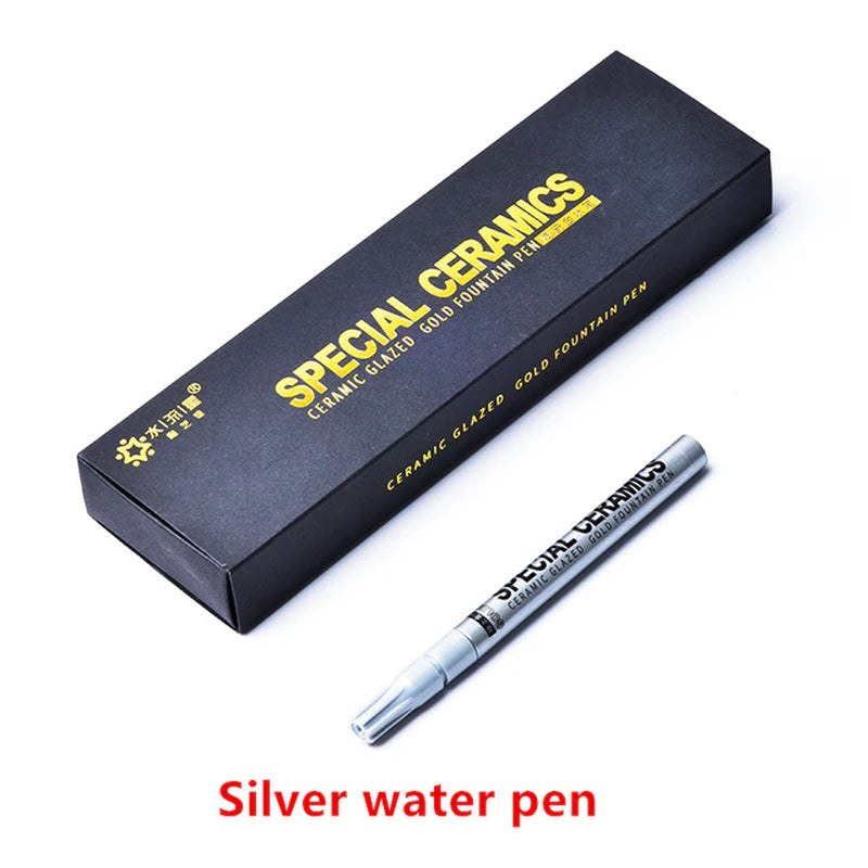 Pottery Ceramic Gold Water Pen