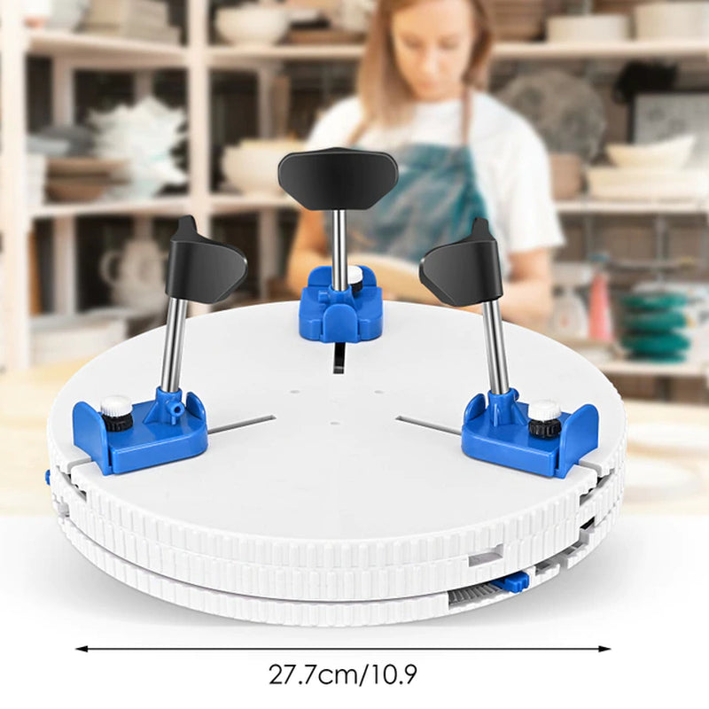 Ceramic Repair Toolset with Adjustable Turntable Clamp