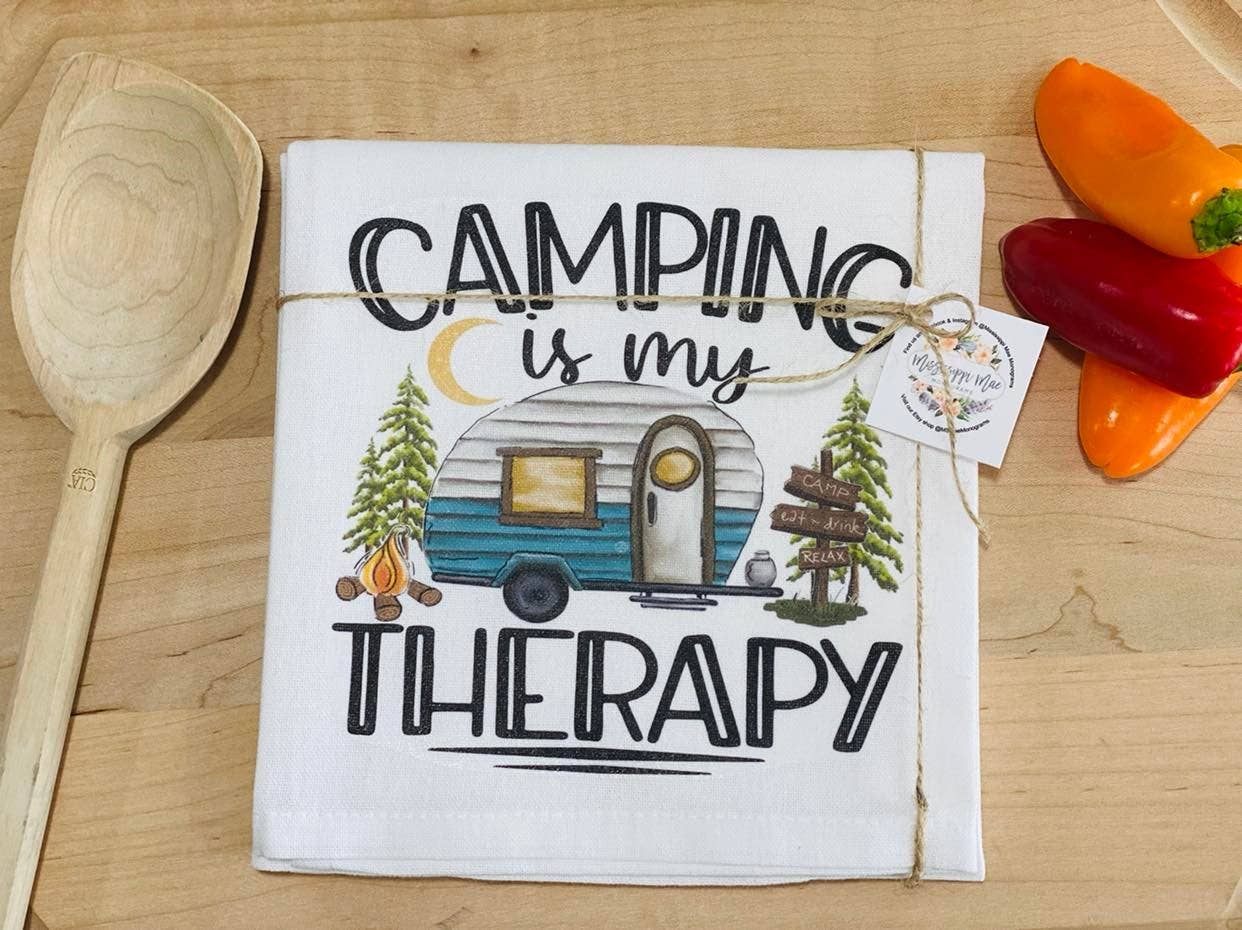 Camping Therapy Towel