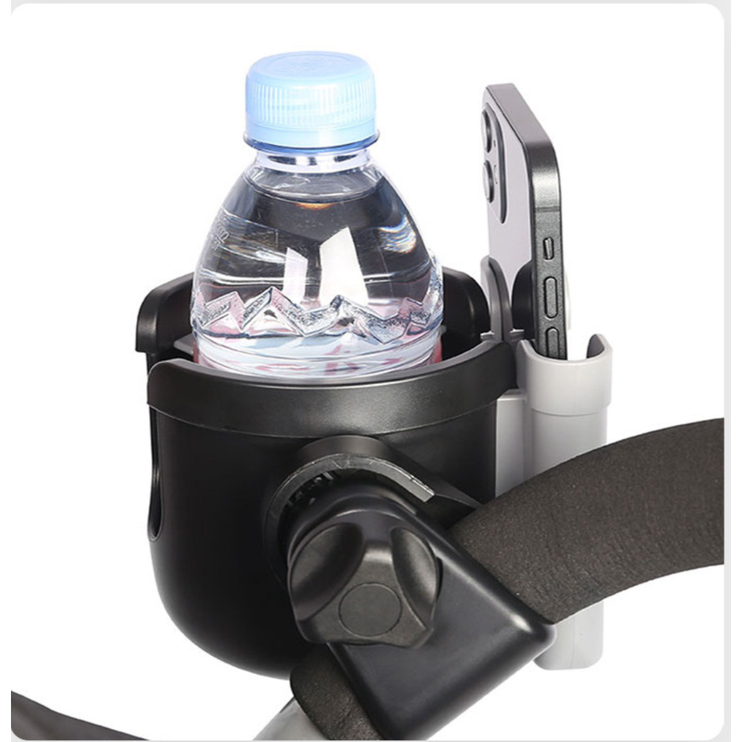 2-in-1 Baby Stroller Cup Holder with Phone Case