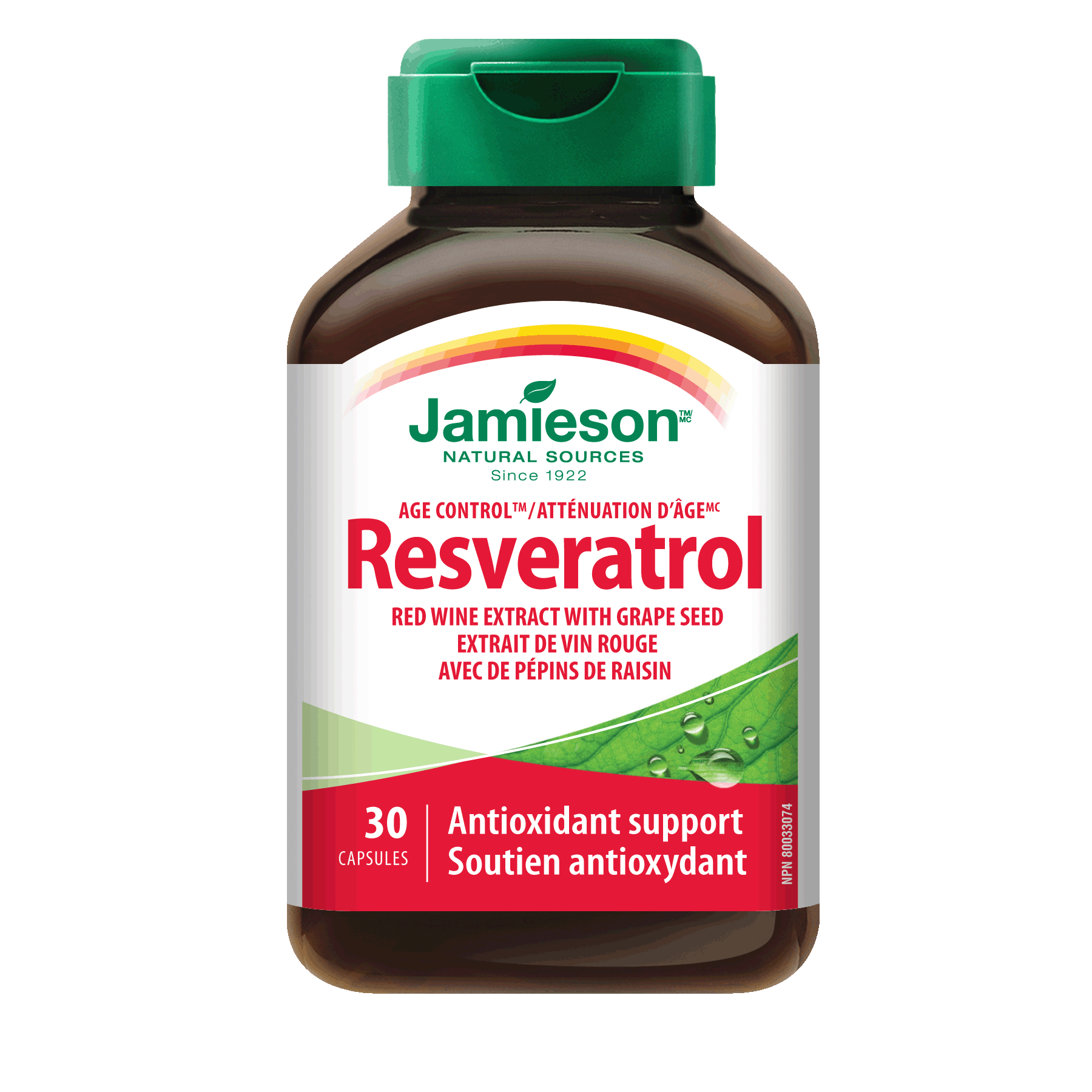 resveratrol red wine extract with grape seed, 30 caps
