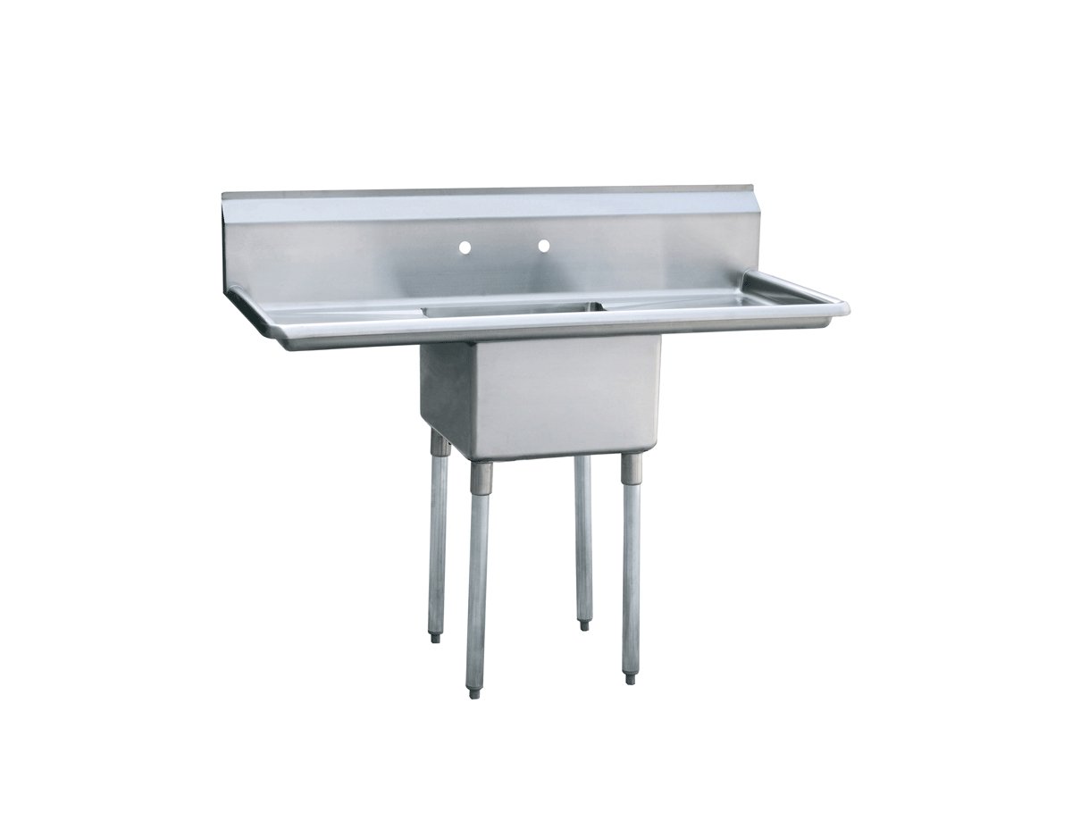 Atosa MixRite MRSA-1-D One Compartment Sink, 18' Right and Left Drainboards