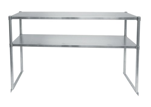 Atosa MROS-6RE 72 Inch Stainless Steel Over Shelf for MSF Series Sandwich Prep Refrigerators