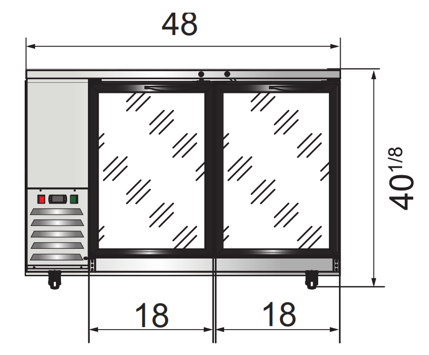 Atosa SBB48GGRAUS2 48