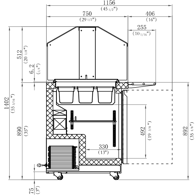 Coldline CBT-36-CSG 36