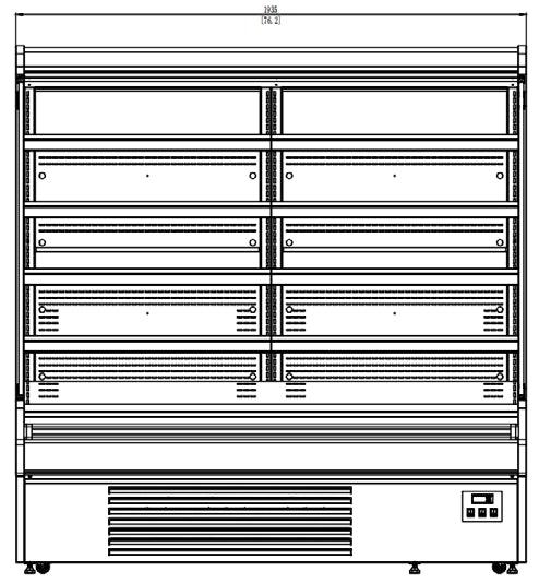 Coldline SOC-76-220-W 76