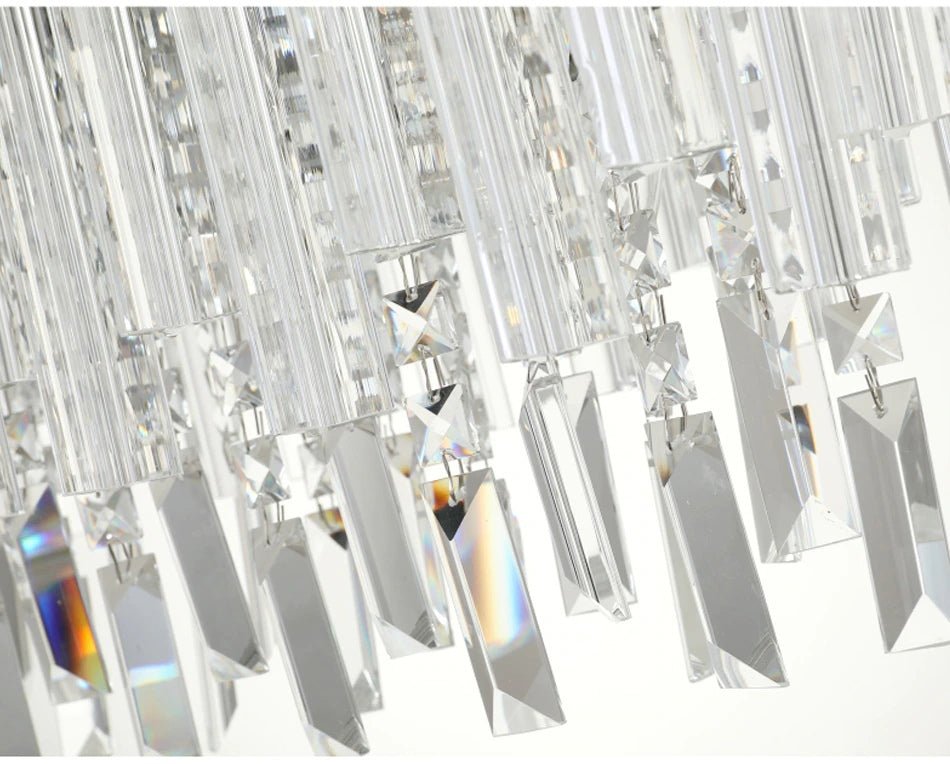 Fancy? Chrome crystal ceiling chandelier for living room, dining room, bedroom