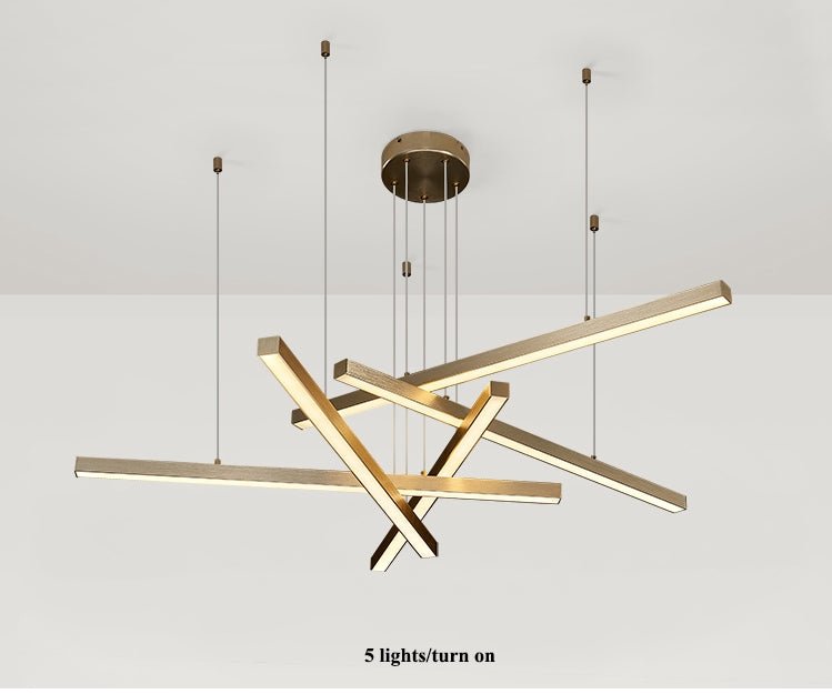 Fancy? Hall strip minimalist long line chandelier for dining living room, living room