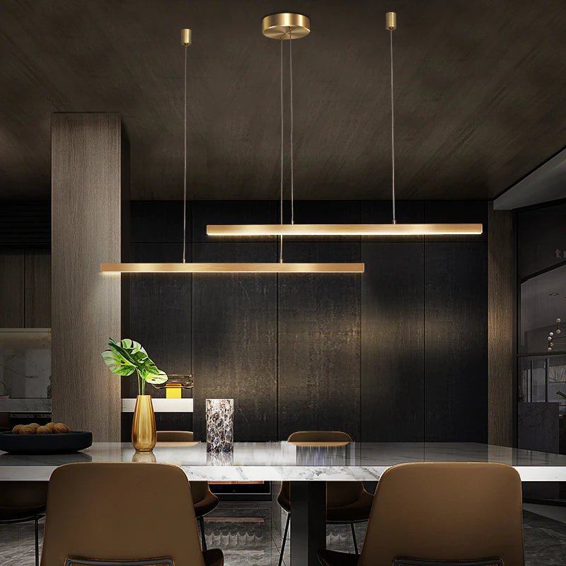 Fancy? Hall strip minimalist long line chandelier for dining living room, living room