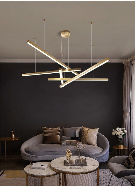 Fancy? Hall strip minimalist long line chandelier for dining living room, living room