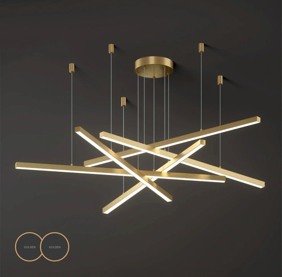 Fancy? Hall strip minimalist long line chandelier for dining living room, living room