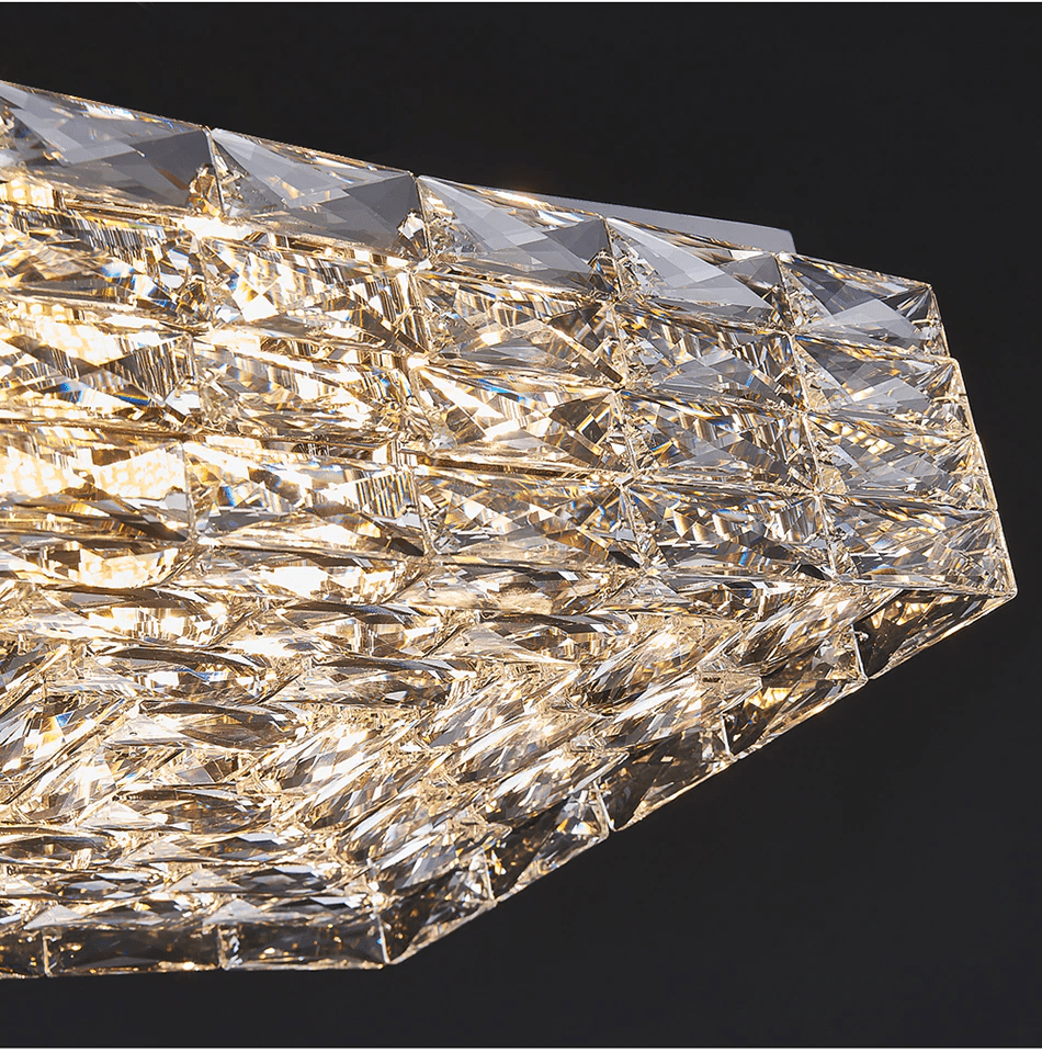 Fancy? Chrome square cristal ceiling chandelier for bedroom, living room, dining room