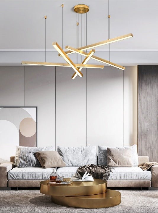 Fancy? Hall strip minimalist long line chandelier for dining living room, living room