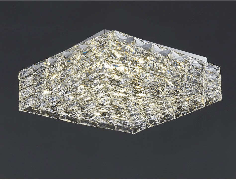 Fancy? Chrome square cristal ceiling chandelier for bedroom, living room, dining room