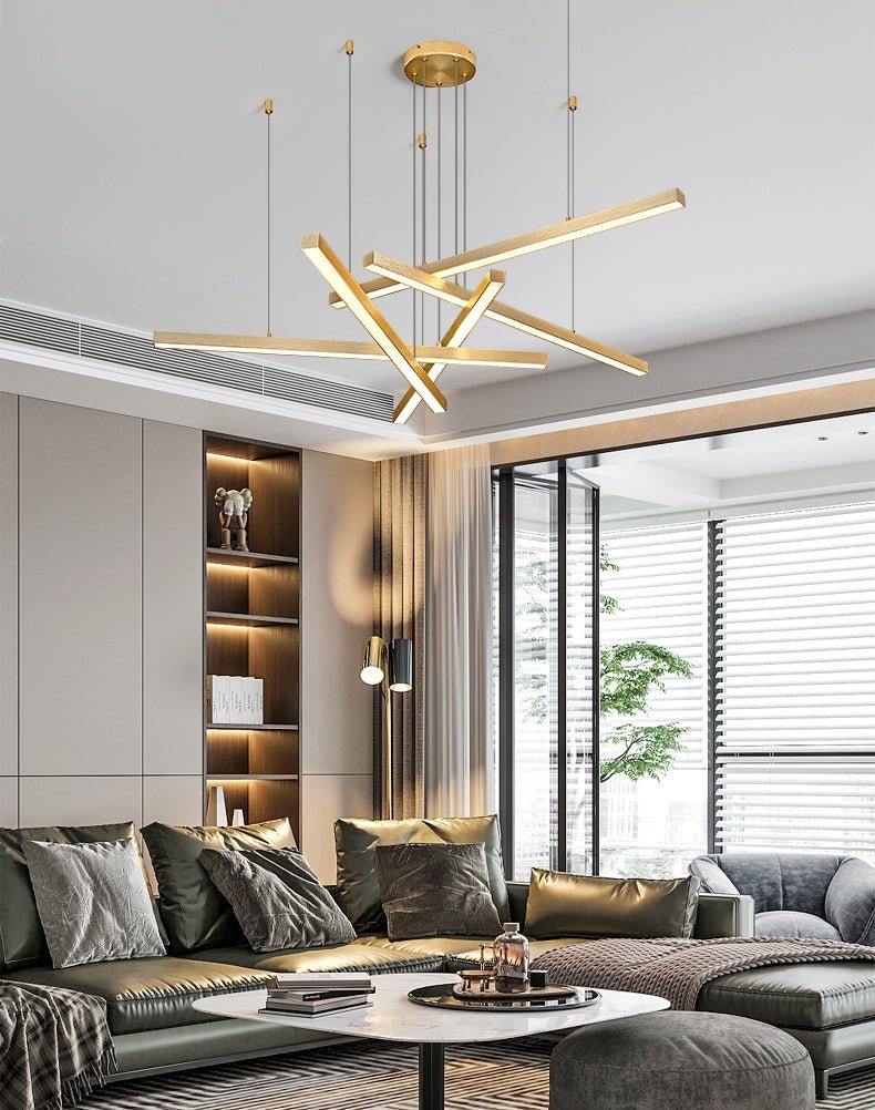 Fancy? Hall strip minimalist long line chandelier for dining living room, living room