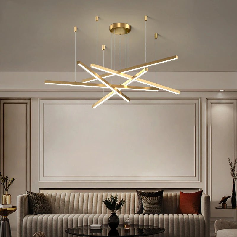 Fancy? Hall strip minimalist long line chandelier for dining living room, living room