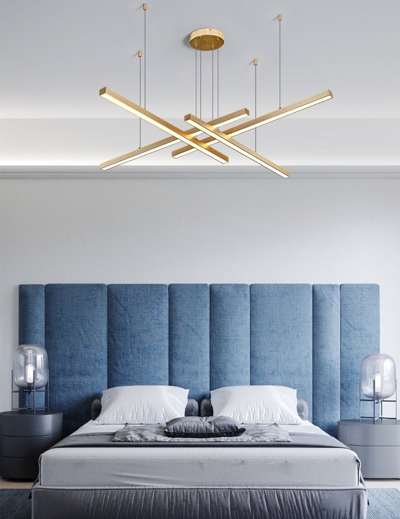 Fancy? Hall strip minimalist long line chandelier for dining living room, living room