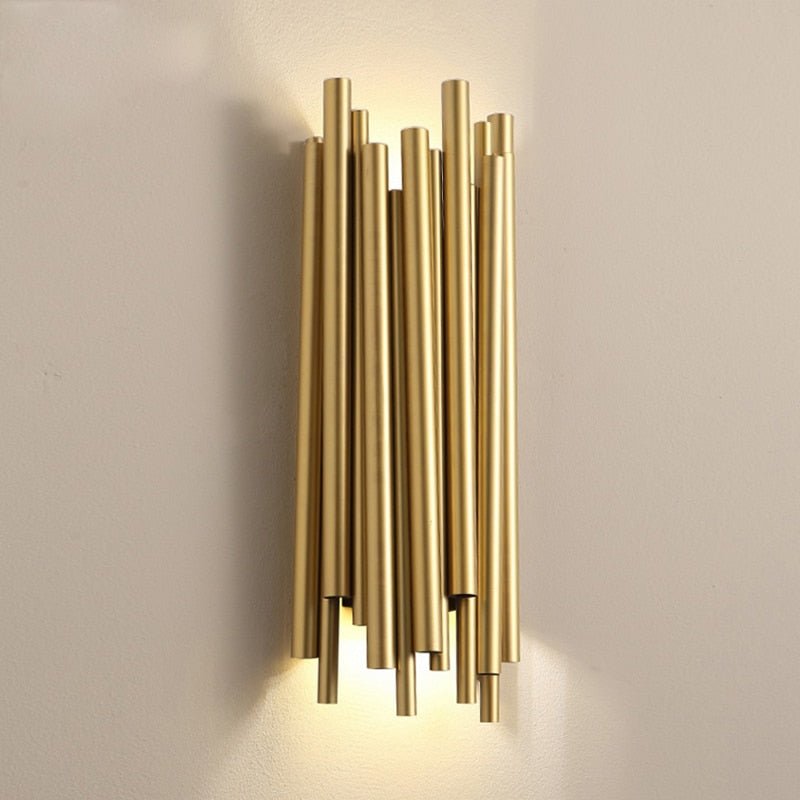 Fancy? Polished Steel Luminaria. Wall lamp for home