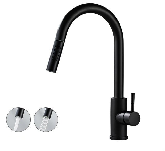 Fancy? Black/Brushed nickel Kitchen Faucet Smart Touch Induction Sensitive Mixer Tap