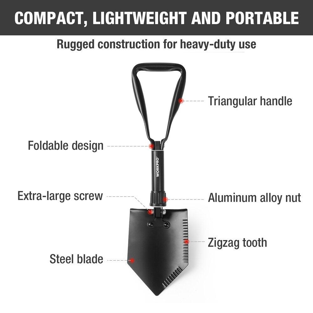 Foldable Tactical Survival Shovel