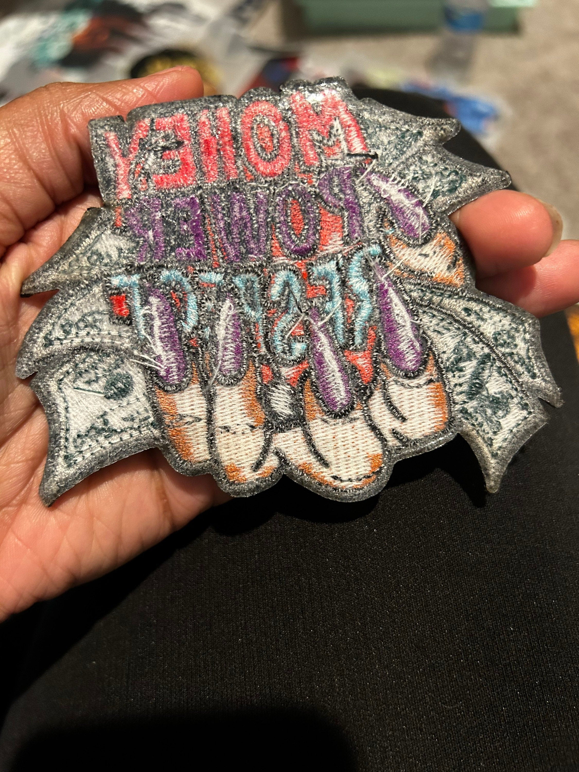 Money, Power,Respect. Iron or Sew on Patch